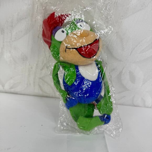 Demetan Kerokko Boy Little Frog Plush Stuffed Animal Vintage 9 Inches - Picture 1 of 8